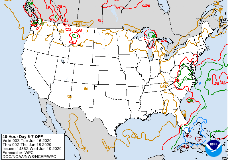 48 Hour Day 6-7 QPF